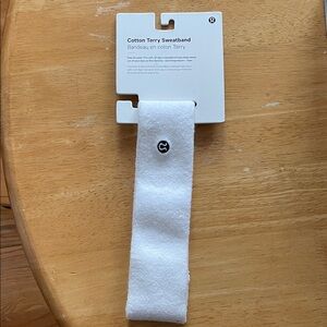 Lululemon Athletica White Sweatband